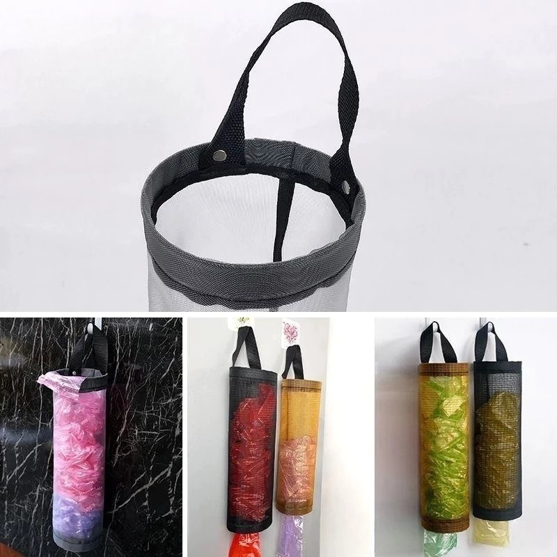 Puxa Saco E Porta Sacolas Organizador De Sacolinhas Plásticas Dispenser Cozinha Resistente Prático